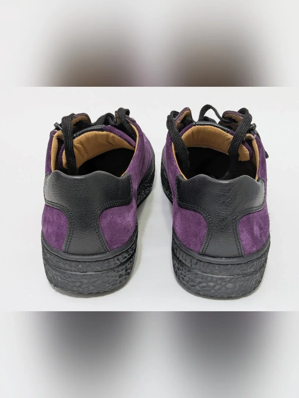 HARTJES Phil Women's Size 9 US LNC Suede Purple Walking Sneakers Comfort Shoes